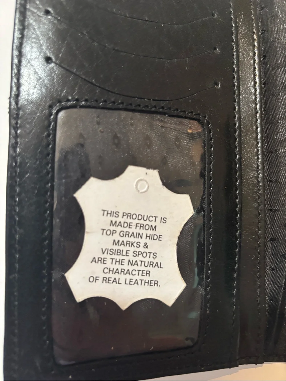 Mods Italia Paolo Piccolo Two-Tone Black and Burgundy Leather Wallet